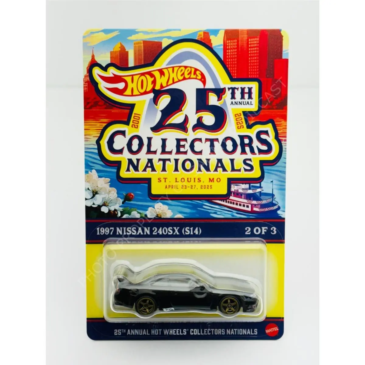 Hot Wheels 2025 25th Annual St Louis Nationals Nissan 240SX S14 659/6200
