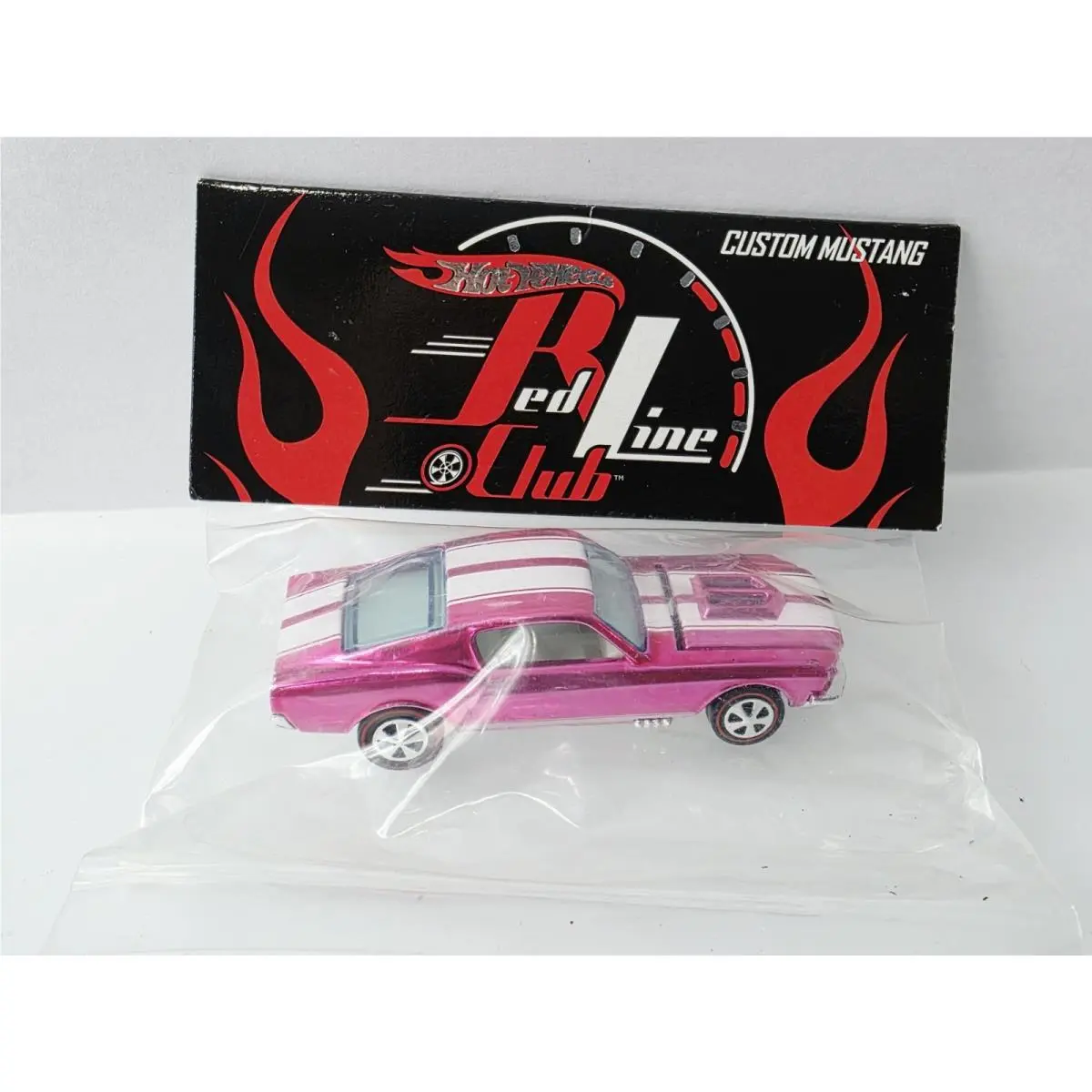 Hot Wheels Rlc Pink Party Custom Mustang 16th Nationals Very Nice