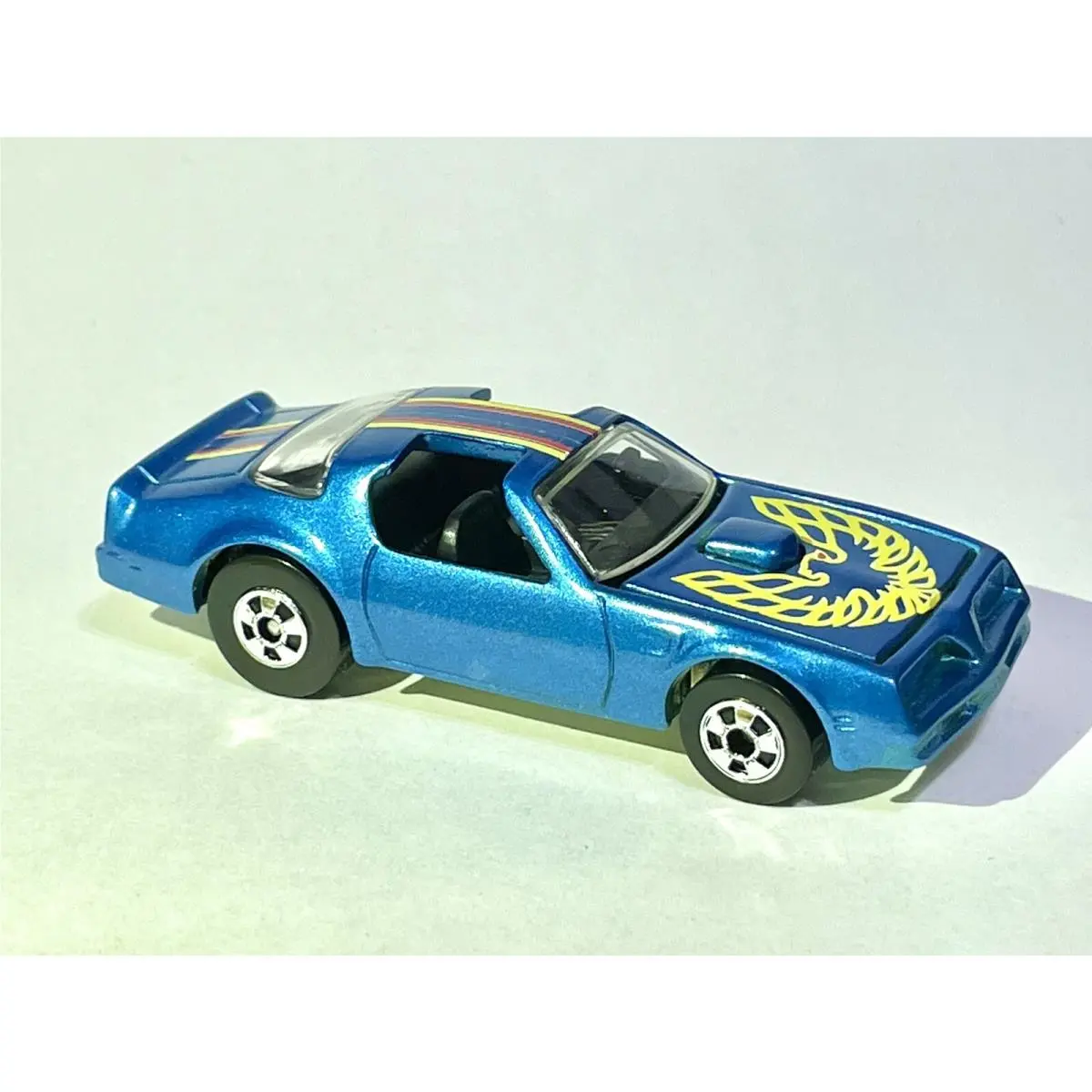 ⬜ ￼ Custom Made Hot Wheels Hot Bird - Metallic Blue Blackwall Hotbird