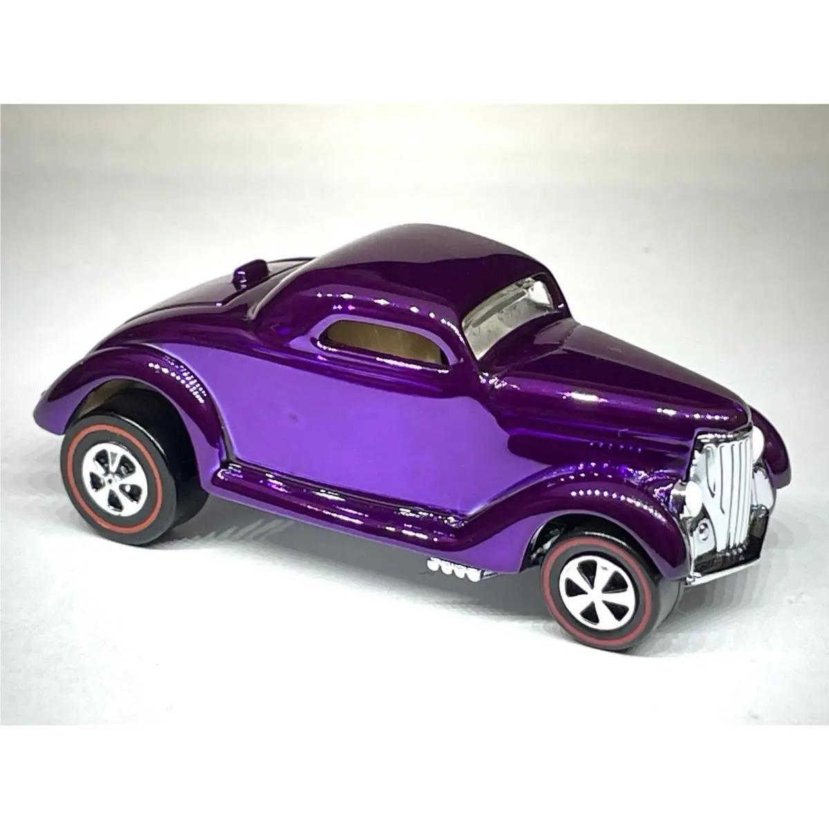 Custom Made Hot Wheels ‘36 Ford Coupe - Redline Only 1 /1 Royal Deep Purple