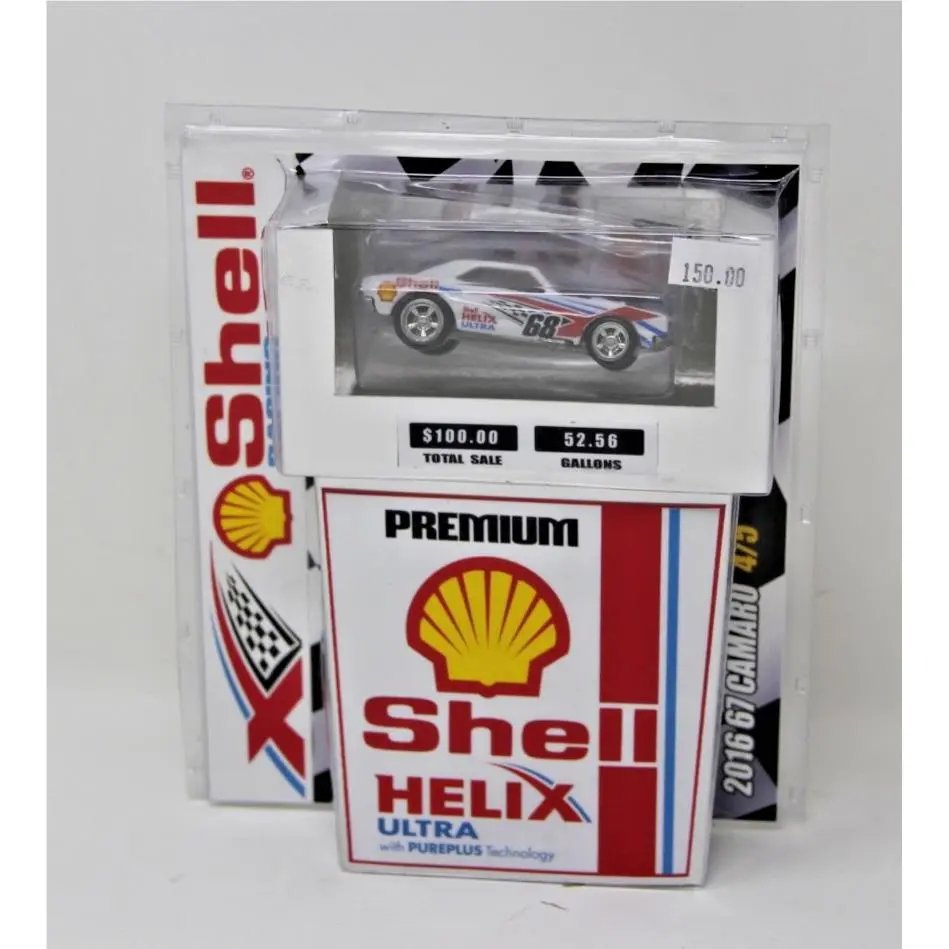 Hot Wheels Boxman Custom ‘67 Chevy Camaro Rare Real Riders 4/5 Shell Helix Gas