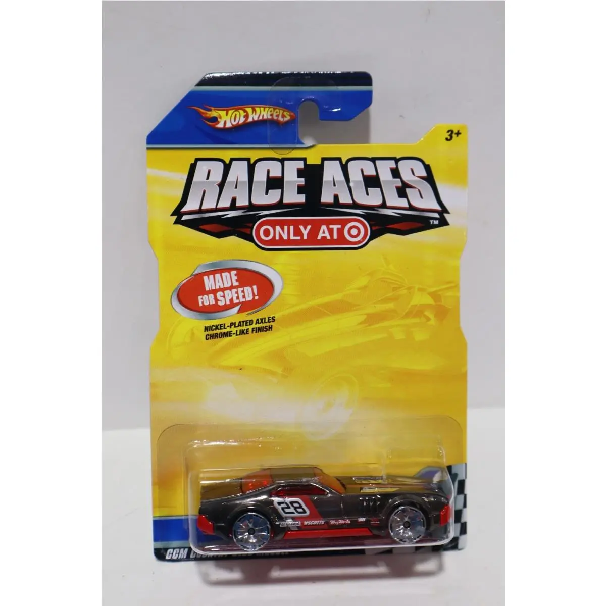 Hot Wheels Black Chrome Race Aces Ccm Country Club Muscle Target Ex. Rare