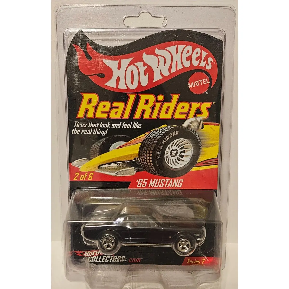 Hot Wheels Rlc Real Riders `65 Mustang Black 5422/10000 2007