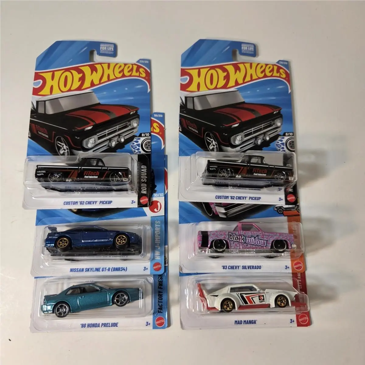 Hot Wheels 2026 L Case Nissan Custom Chevy 83 Chevy Treasure Hunt Honda