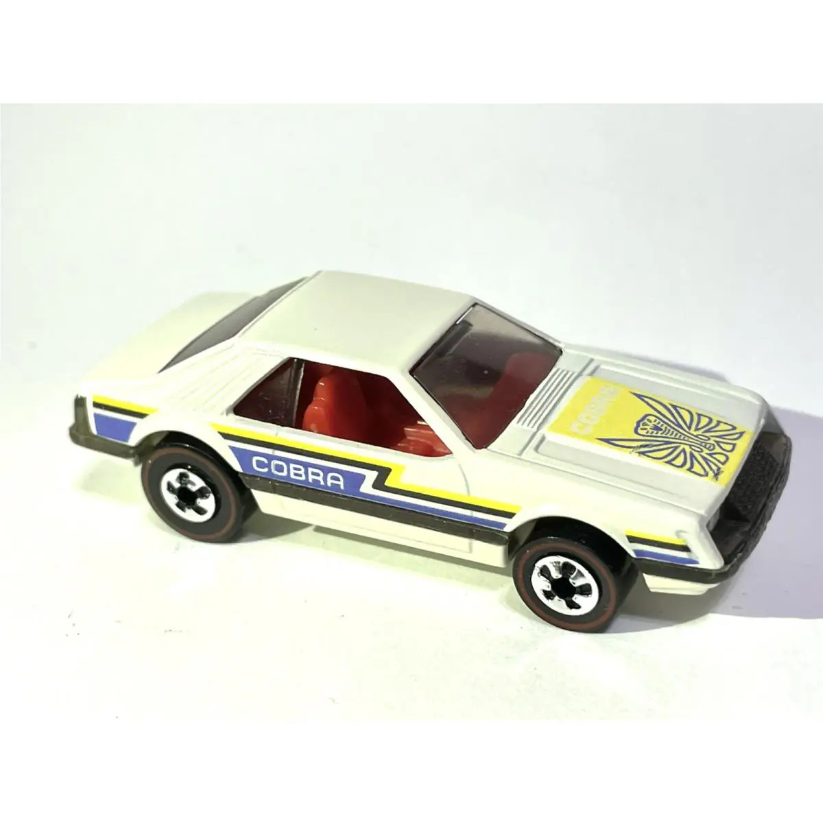 Custom Made 1979 Hot Wheels Turbo Mustang Cobra Redline Race White Mint