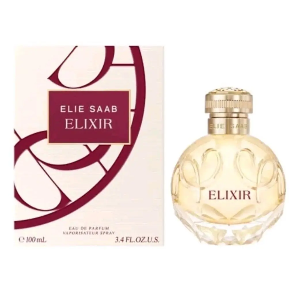 Elie Saab Elixir Eau de Parfum Spray For Women 3.4 oz 100 ml Edp Fragrance