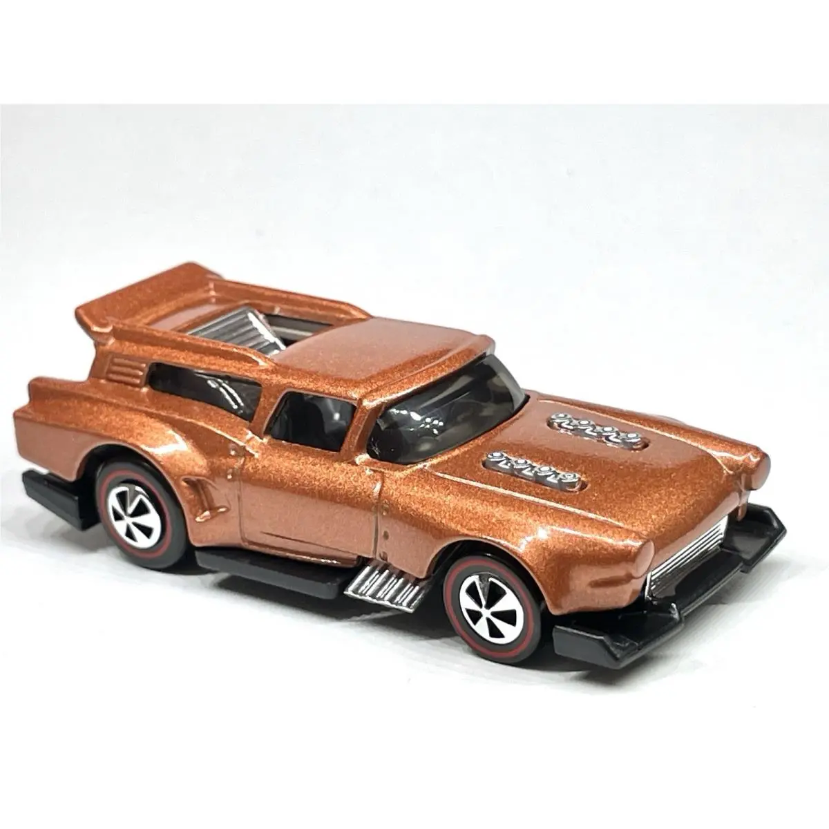 Only 1 Hot Wheels Custom Made Redline Metallic Copper Orange Nomad Gone Mad