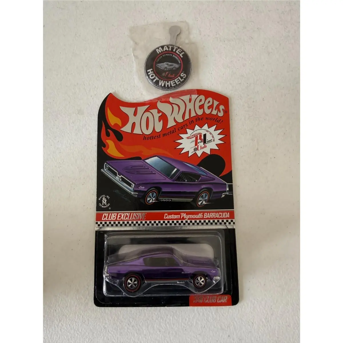Hot Wheels Rlc Club Exclusive Custom Plymouth Barracuda 2011 Club Car CC9