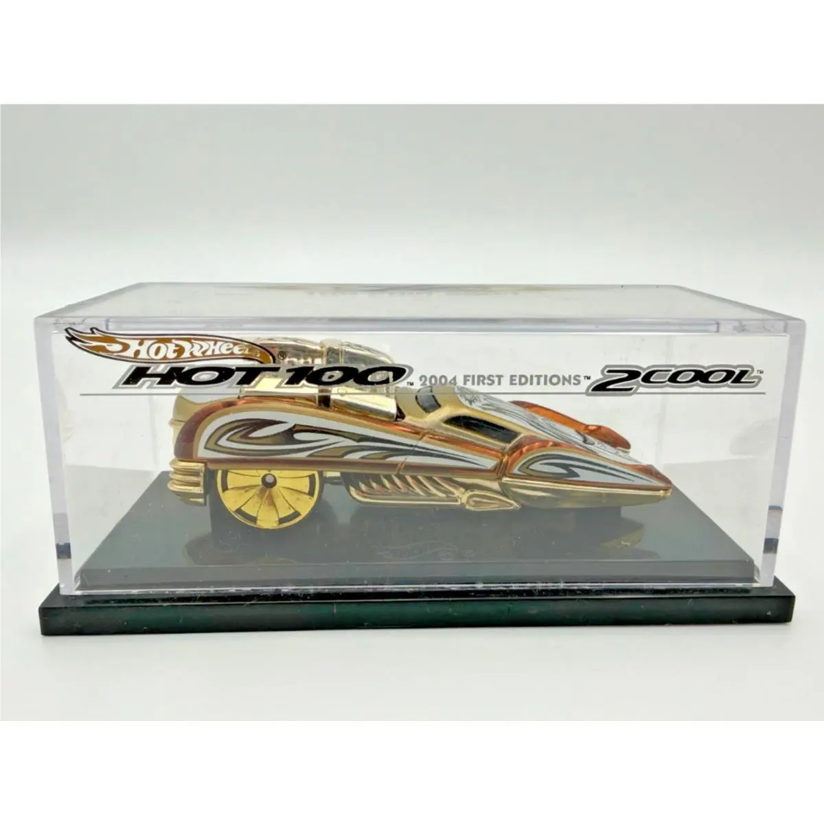 Hot Wheels 2004 Toy Fair 2 Cool Hot 100 First Editions Acrylic Display Case