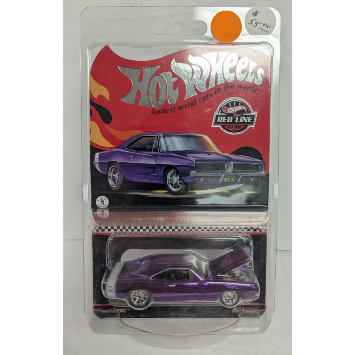 Hot Wheels Redline Club Exclusive 1969 Dodge Charger R/t Purple