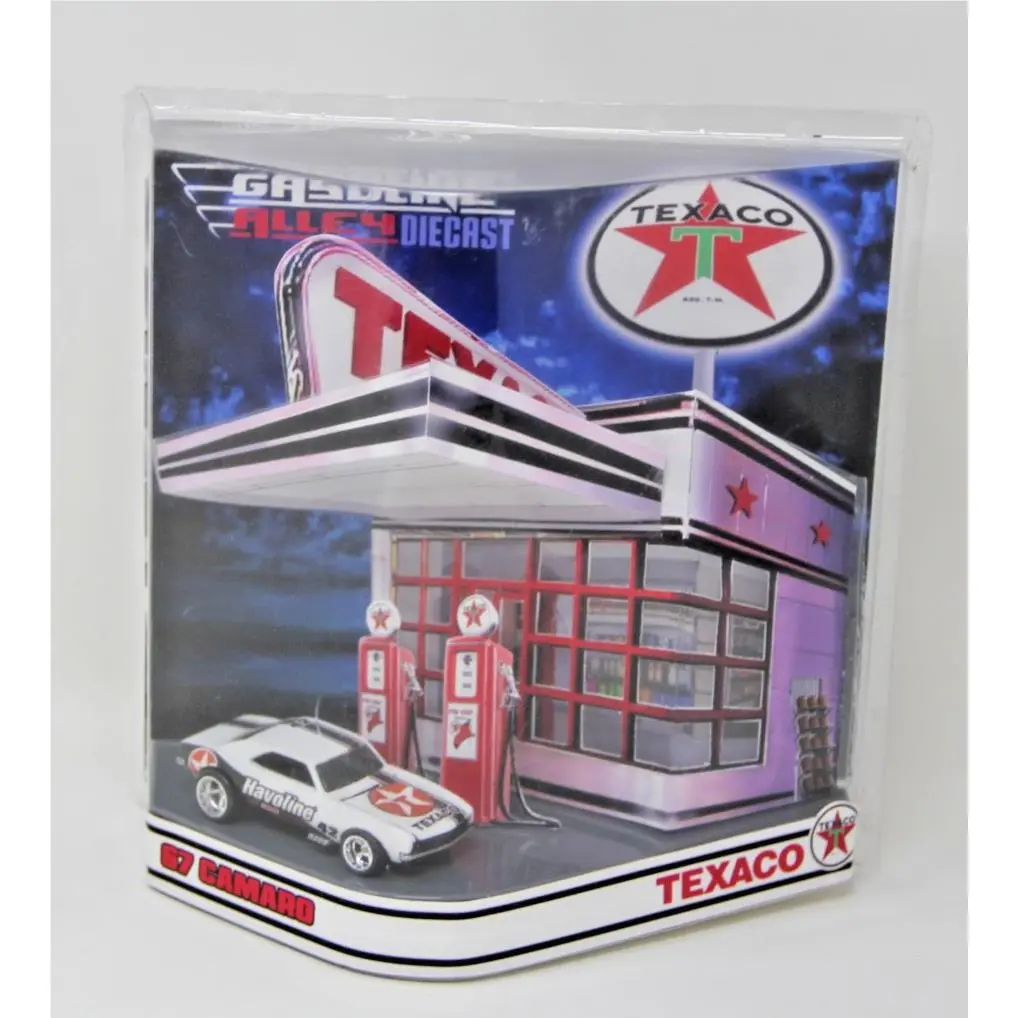 Hot Wheels Boxman Custom ‘67 Chevy Camaro 3D Packaging Rare 1 of 10 Texaco 2017