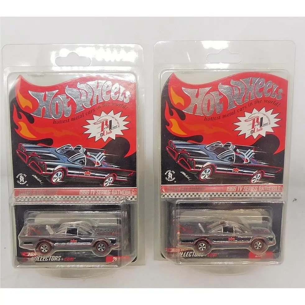 Hot Wheels 2008 Batman Exclusive Red Line Club 1966 TV Series Batmobile Nip