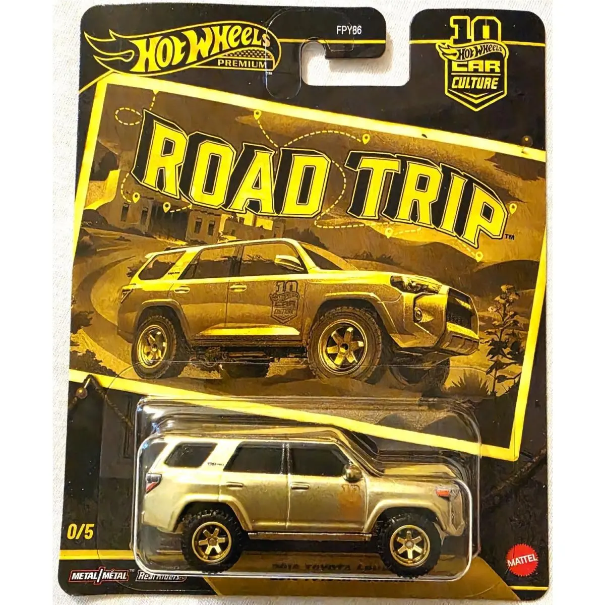 Hot Wheels Premium - 2026 Road Trip Chase 0/5 2018 Toyota 4Runner BBJKF41