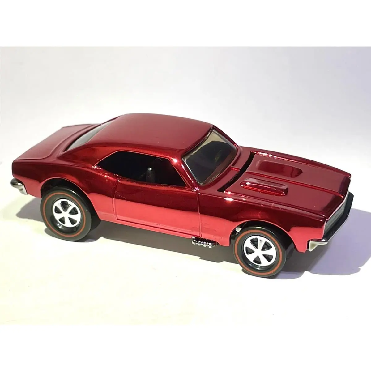 Hot Wheels 1967 Custom Made “custom Camaro” Spectraflame Red - Redline