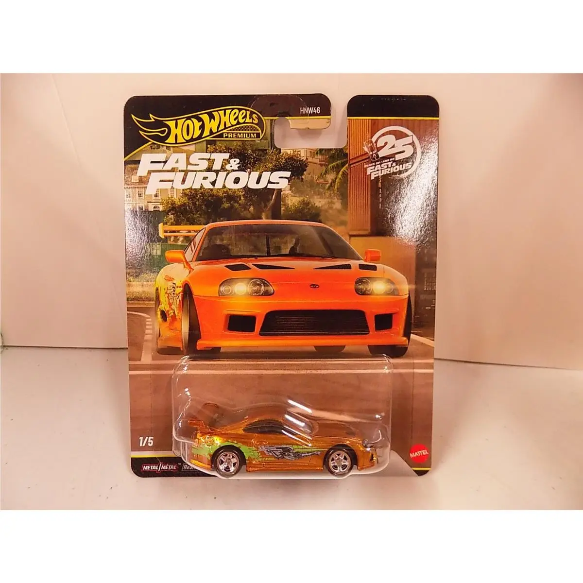 Hot Wheels Fast Furious Toyota Supra 25th Anniversary - Chase