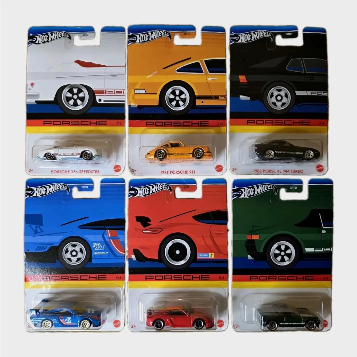 2024 Hot Wheels Silver Series Porsche Complete Set of 6 with 914 Chase