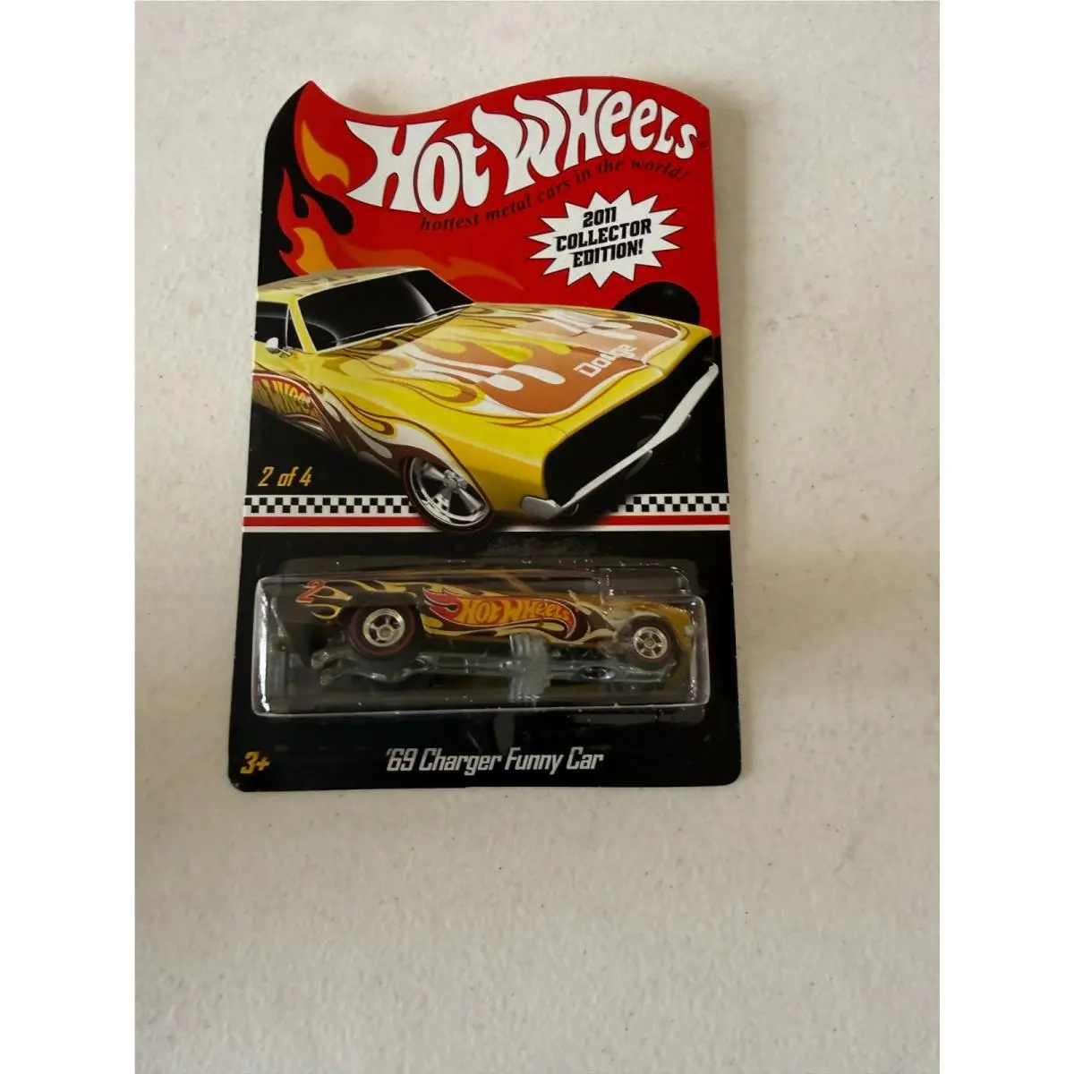 Hot Wheels 2011 Collector Edition `69 Charger Funny Car 2 of 4 Htf CE3