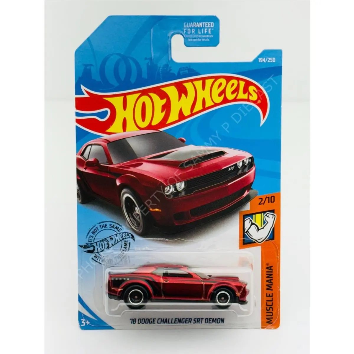 Hot Wheels 2019 Super Treasure Hunt 18 Dodge Challenger Srt Demon Red