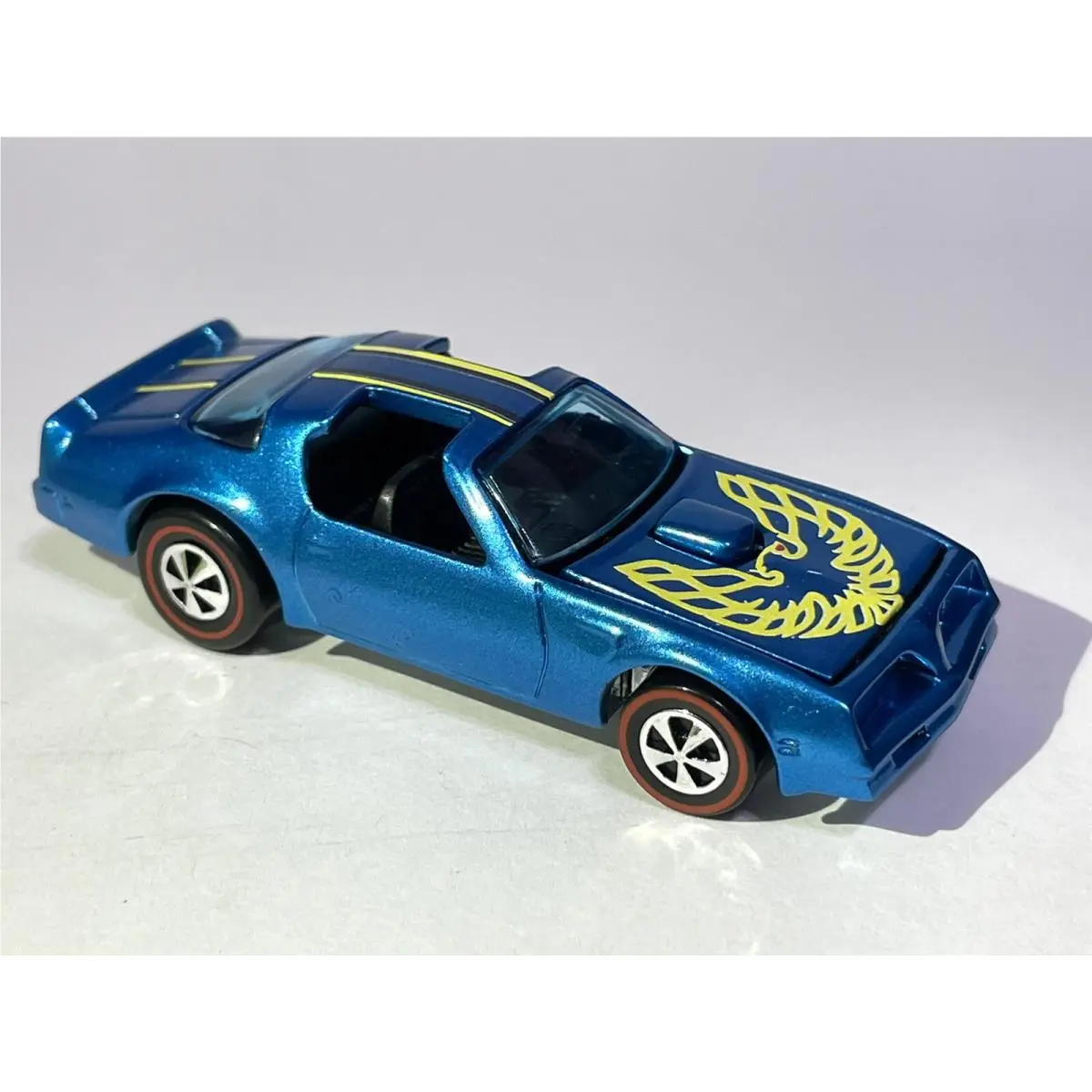 Custom Made Hot Wheels Hotbird Metallic Pearl Blue Redline 80’s