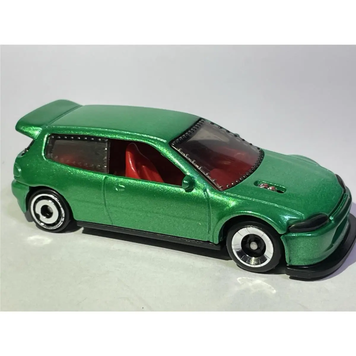Custom Made Hot Wheels Metallic Green Honda Civic