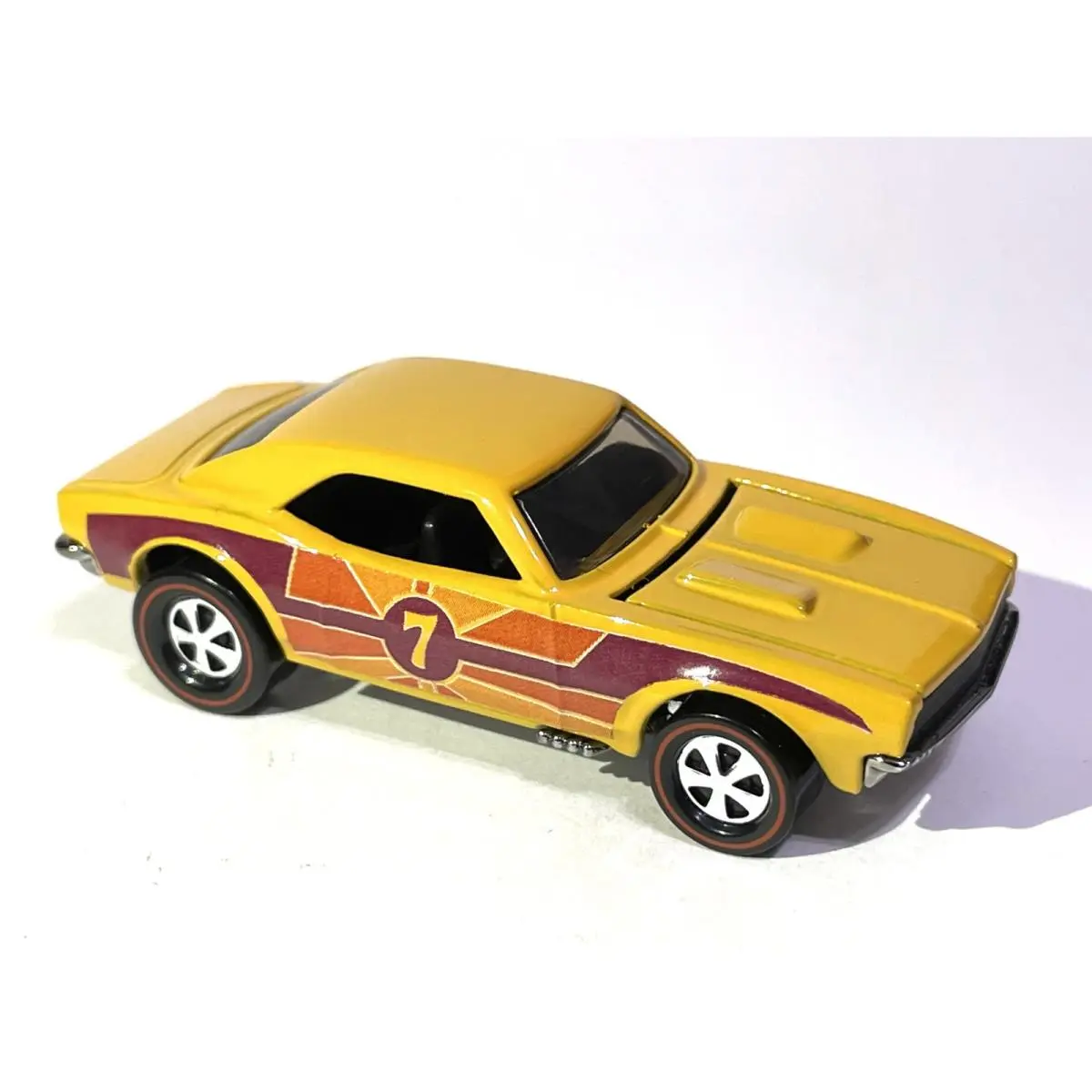 Hot Wheels “custom Camaro” Heavy Chevy Custom Made Redline Gloss Yellow