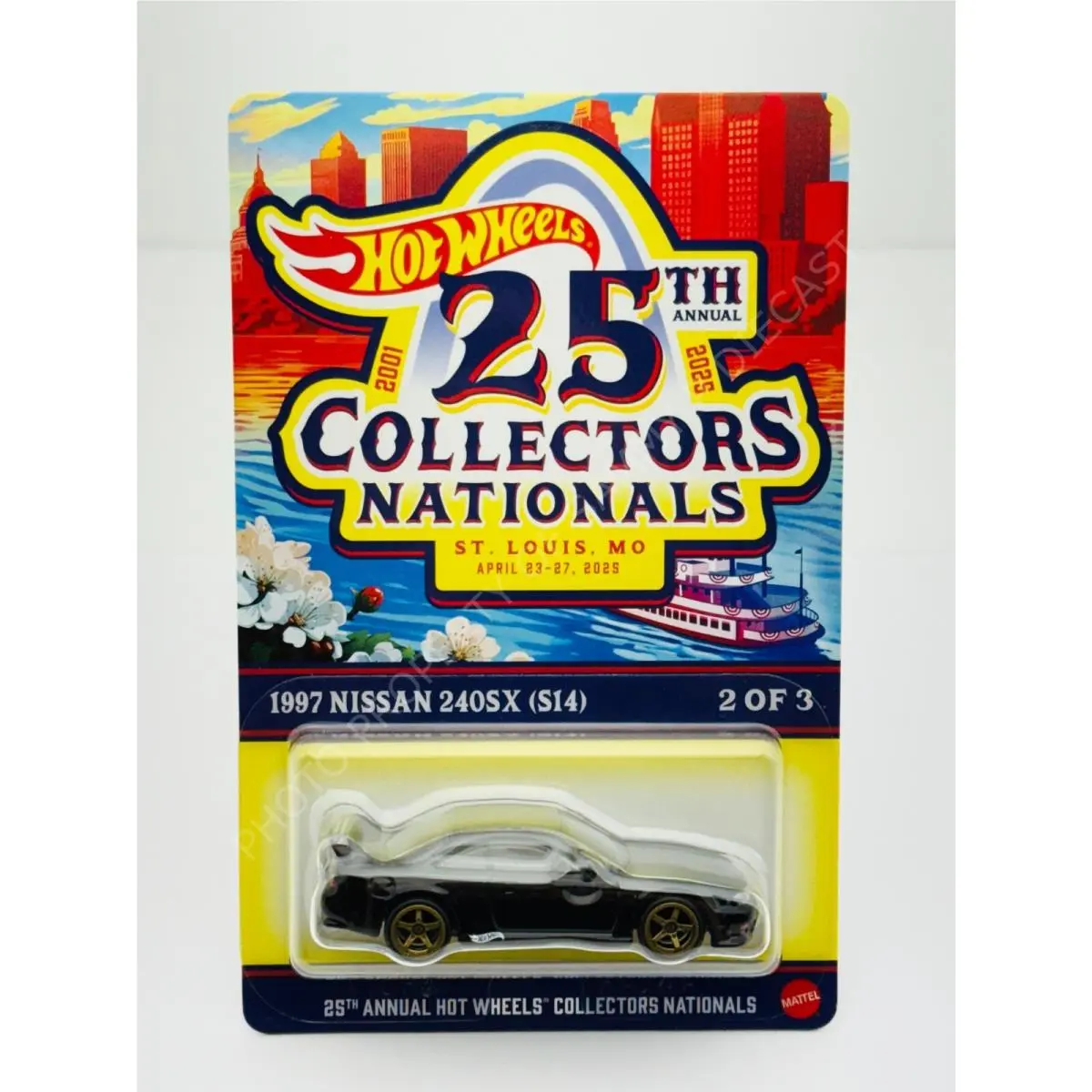 Hot Wheels 2025 25th Annual St Louis Nationals Nissan 240SX S14 523/6200