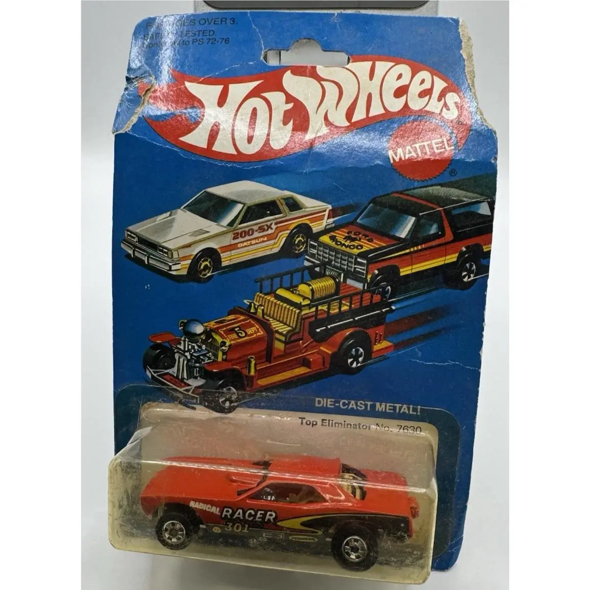 Hot Wheels Mattel Vintage Top Eliminator 7630 1981 Radical Racer