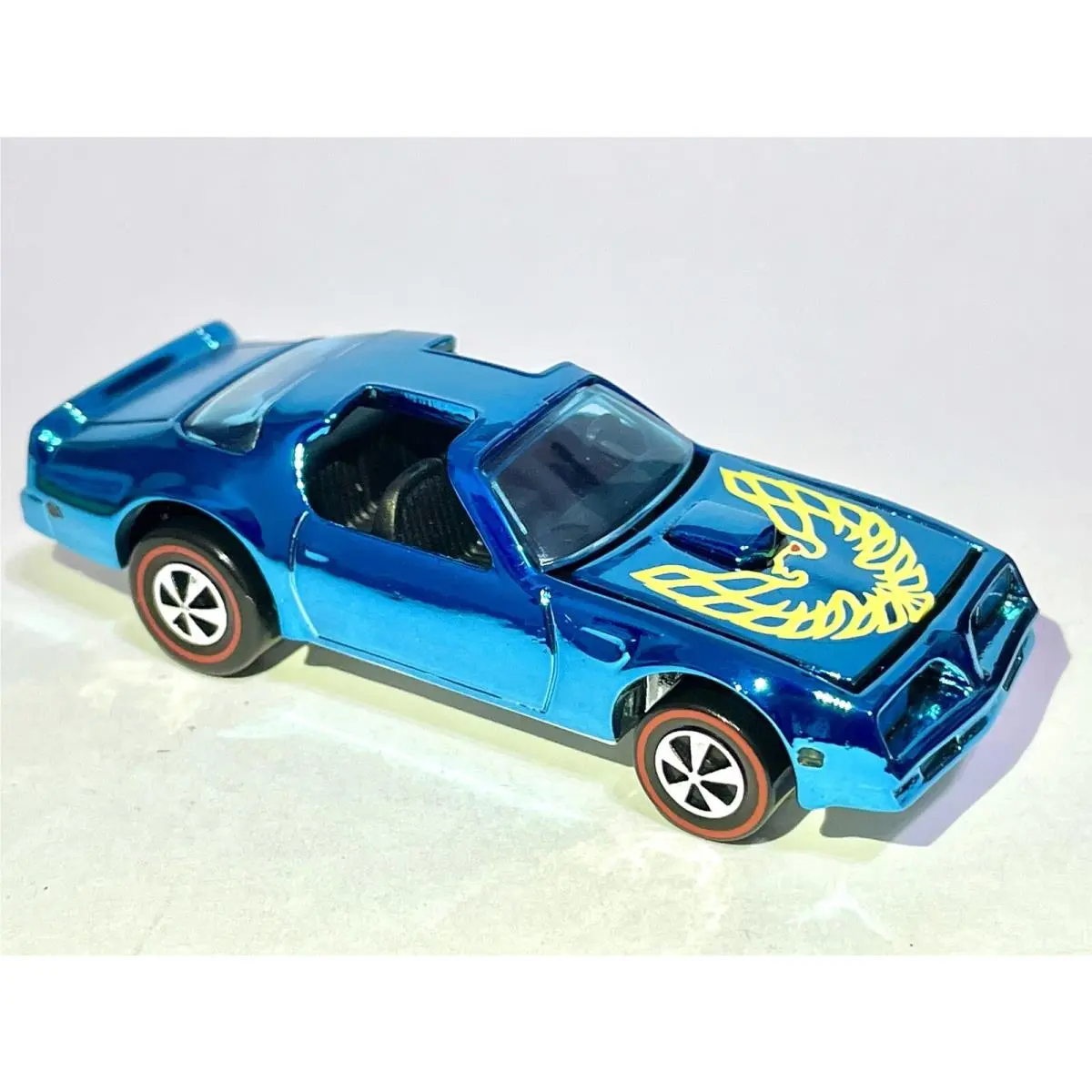 Custom Made Hot Wheels Hotbird Candy Blue Redline Hot Bird