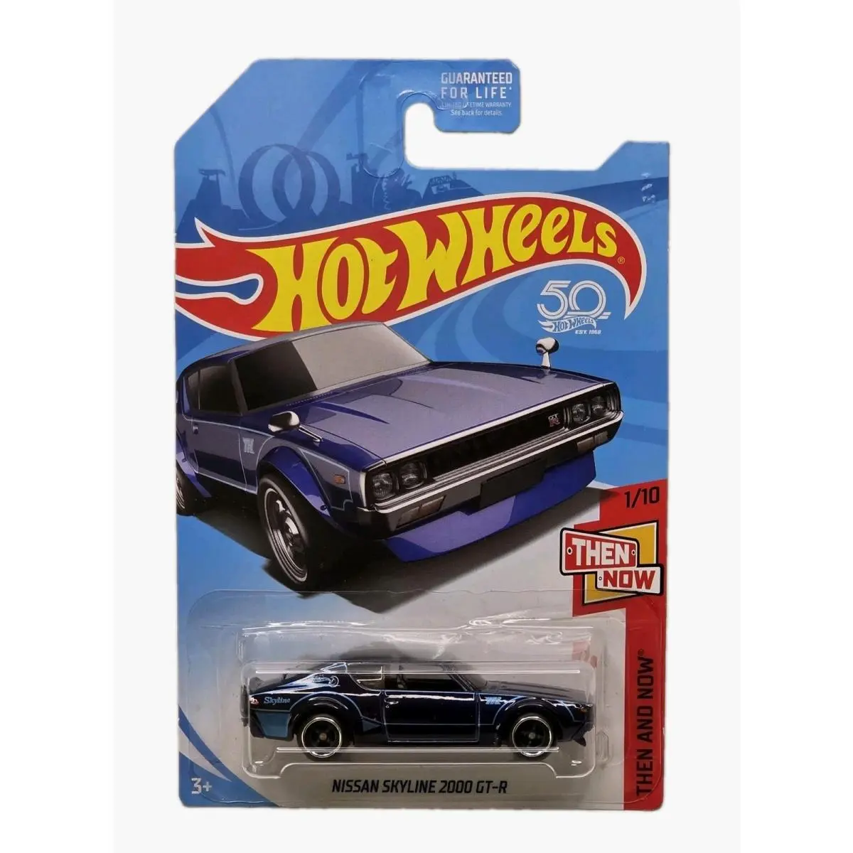 Hot Wheels 2018 Super Treasure Hunt Nissan Skyline 2000 Gt-r Blue 1/64 Diecast