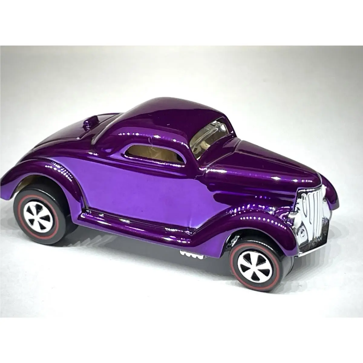Custom Made Hot Wheels ‘36 Ford Coupe - Redline Only 1 /1 Royal Deep Purple