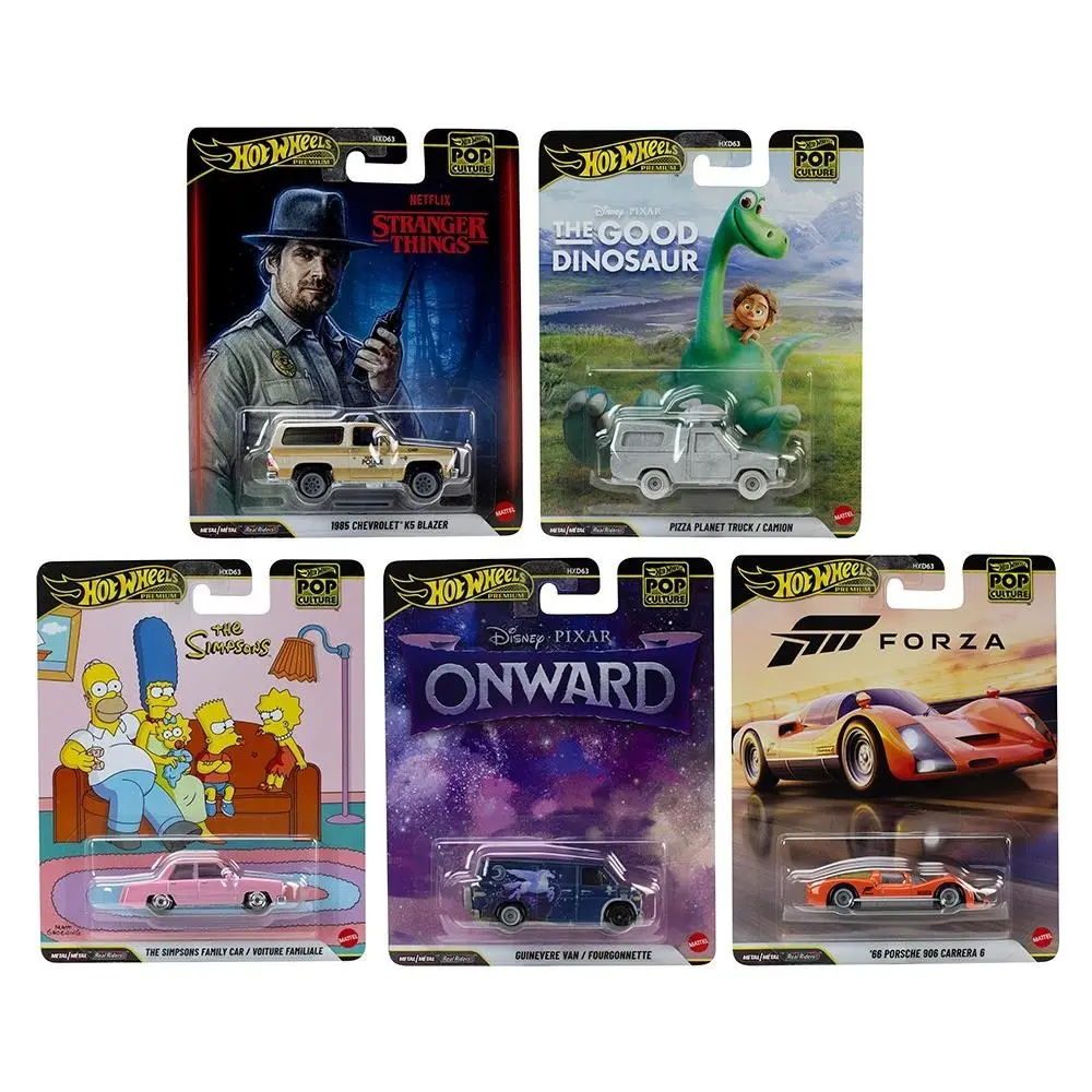 Hot Wheels Premium 2026 Pop Culture S Case Set of 5 Cars HXD63-956S