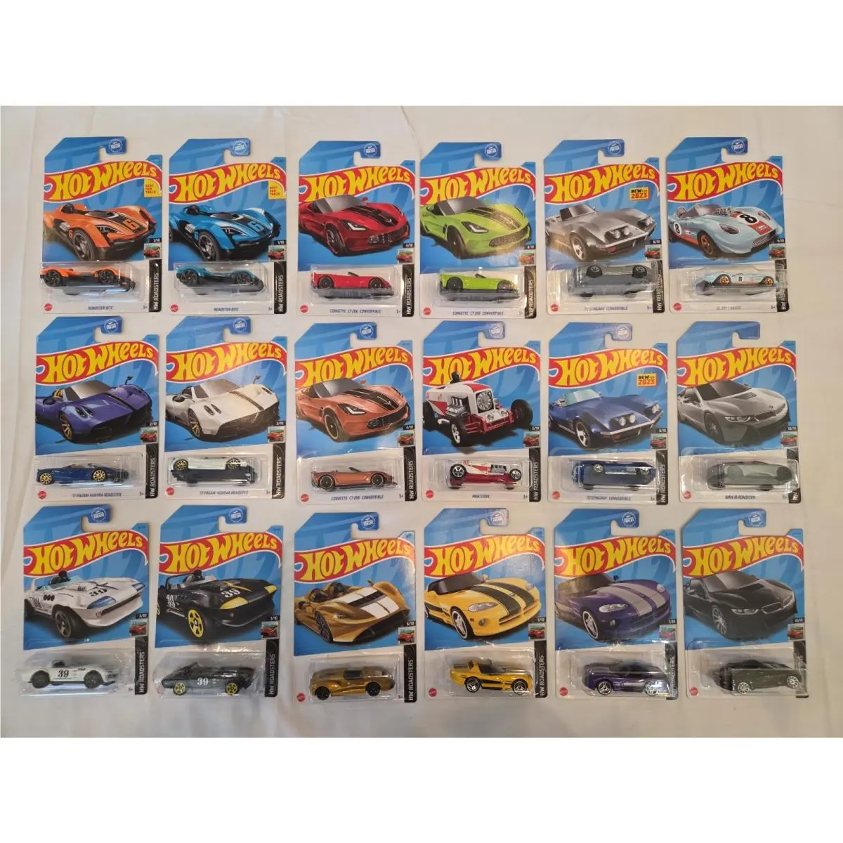 Hot Wheels HW Roadsters Mini Collection 2023 Set of 10 + 8 Nip