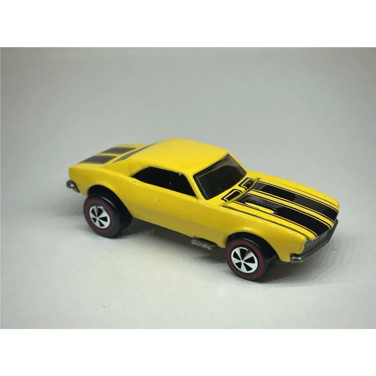 Custom Made Prototype Redline Hot Wheels `67 Camaro Gloss Yellow Black Stripes