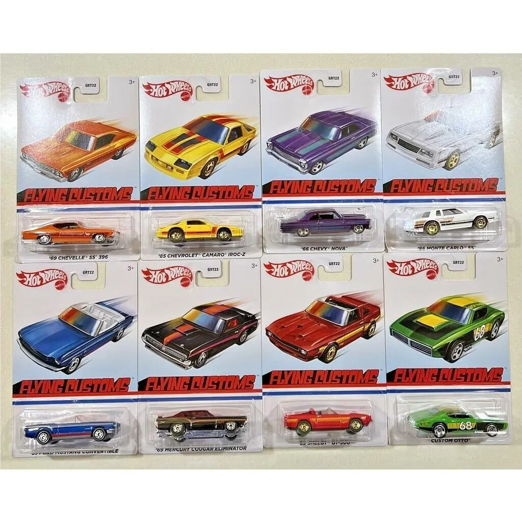 2022 Hot Wheels Flying Customs Mix 1 - Target Exclusive Set of 8 Vhtf