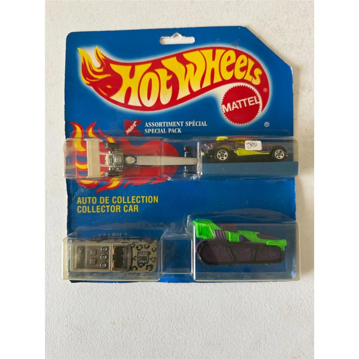 Vtg Hot Wheels Kmart Exclusive Racing Hauler Pack 4 Car Vhtf CH5