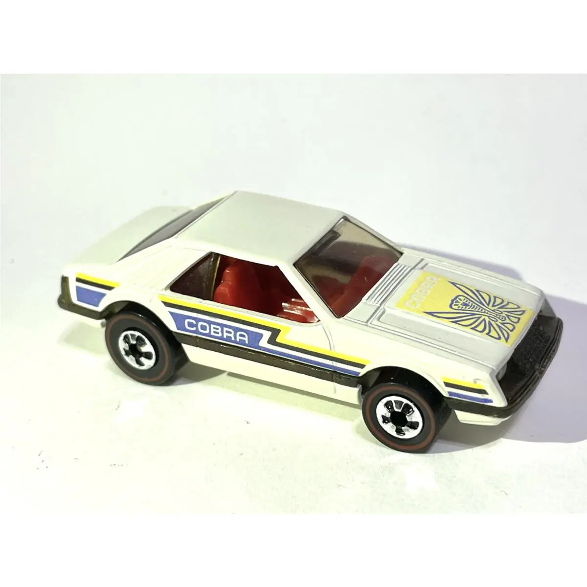 Custom Made 1979 Hot Wheels Turbo Mustang Cobra Redline Race White Mint