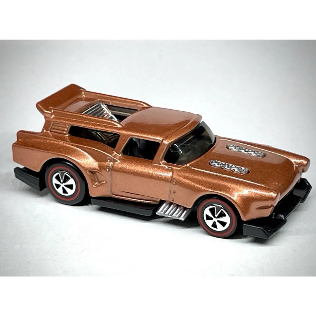 Only 1 Hot Wheels Custom Made Redline Metallic Copper Orange Nomad Gone Mad