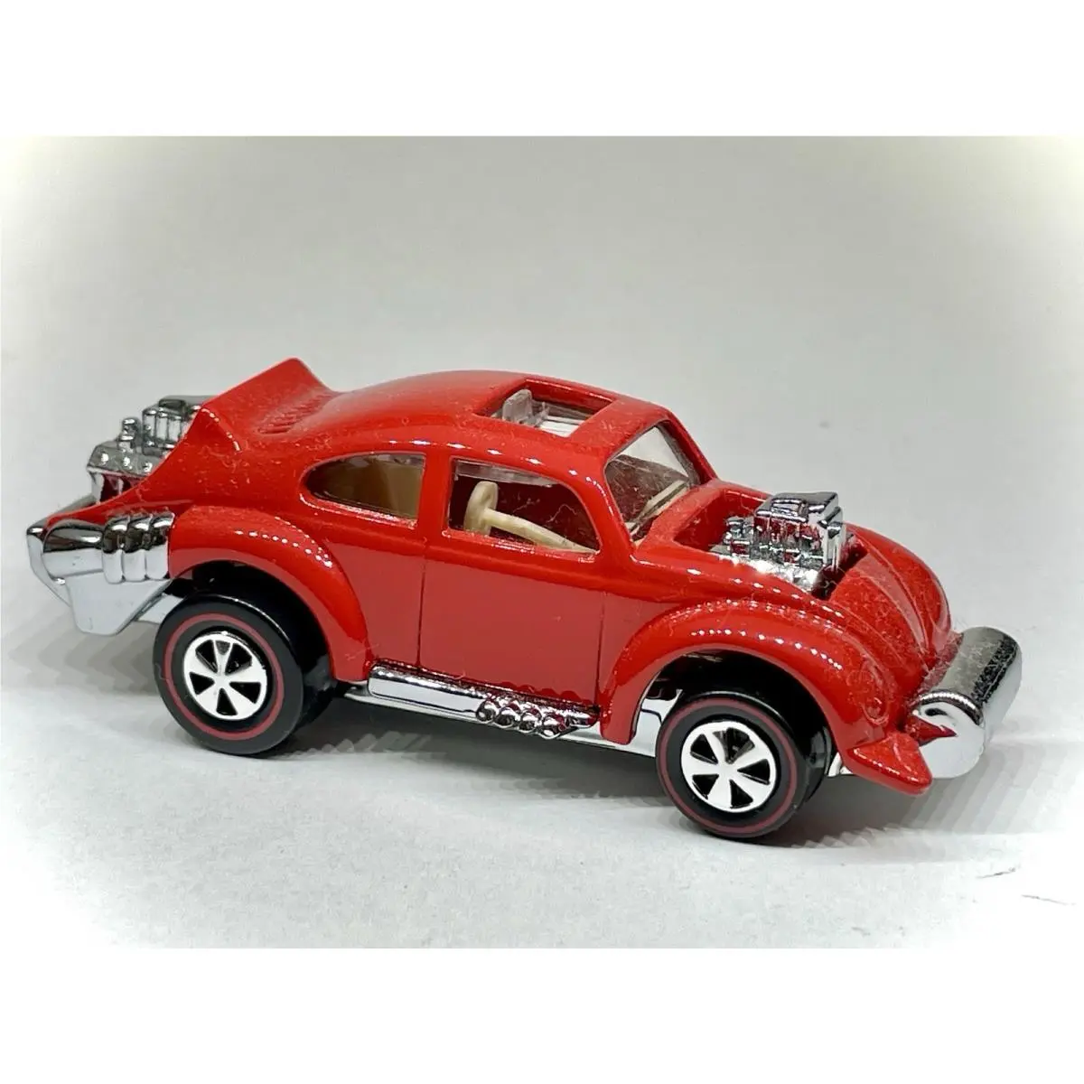 Hot Wheels “custom Made Gloss Red” Redline Evil Weevil Vw Bug Beetle Baja