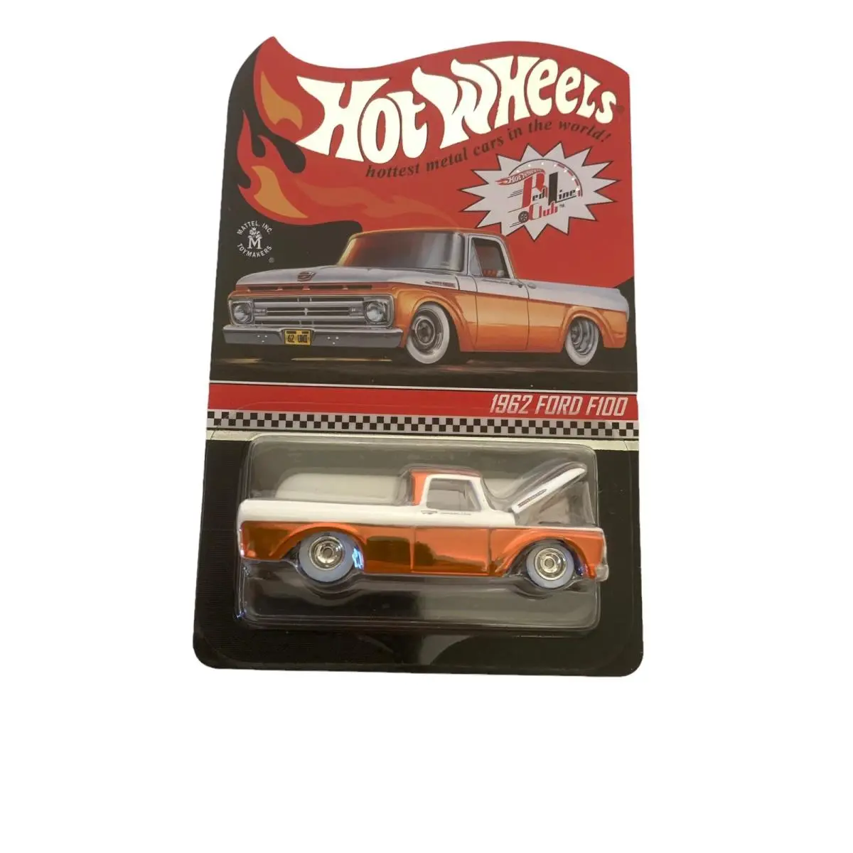 Hot Wheels Rlc Red Line Club Exclusive 1962 Ford F100 - 3223/25k with Protector