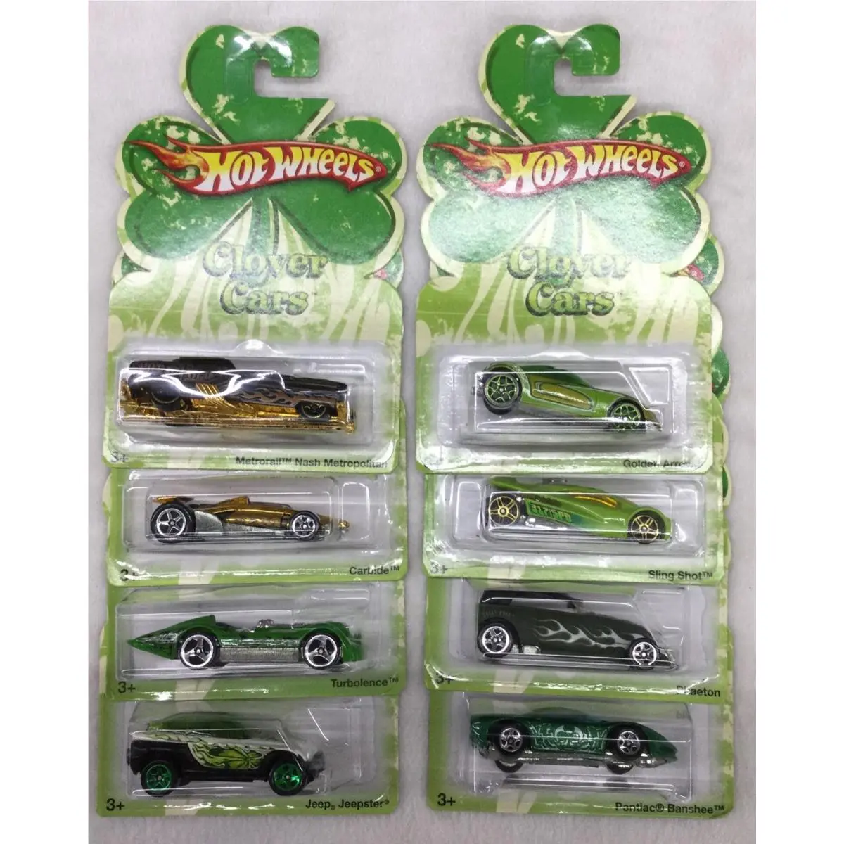 Hot Wheels Clover Cars Complete Set Of 8 2007 C5