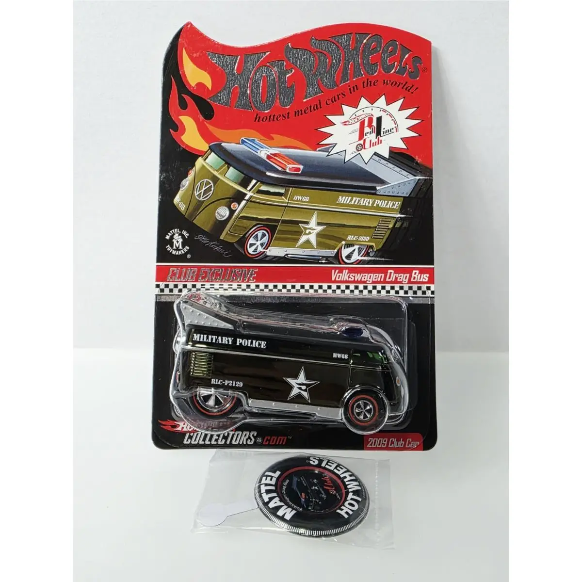 Hot Wheels Rlc Military Police Volkswagen Drag Bus Very Nice