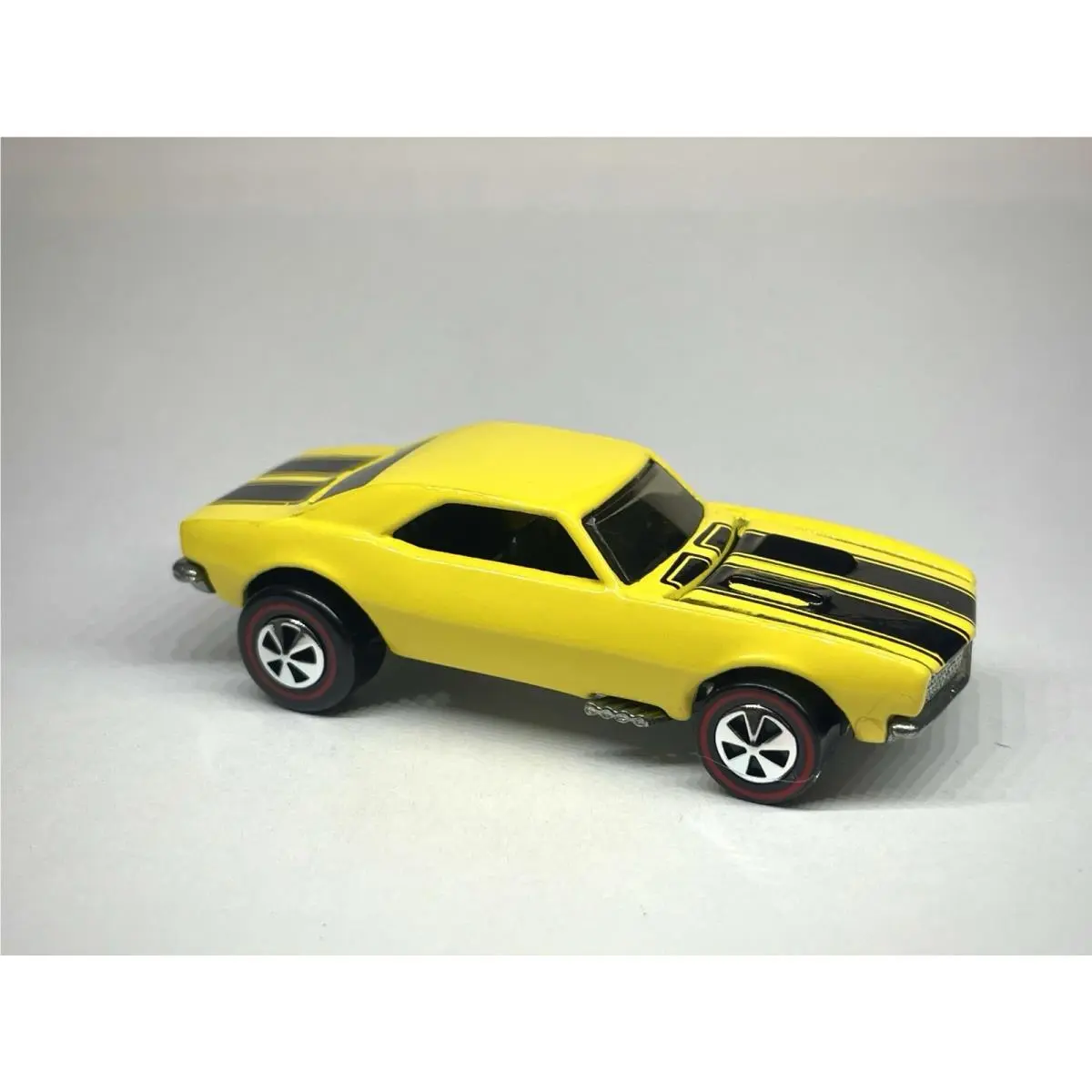 Custom Made Prototype Redline Hot Wheels `67 Camaro Gloss Yellow Black Stripes