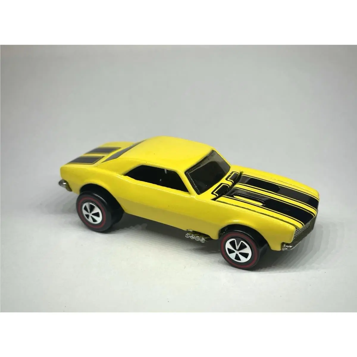 Custom Made Prototype Redline Hot Wheels `67 Camaro Gloss Yellow Black Stripes