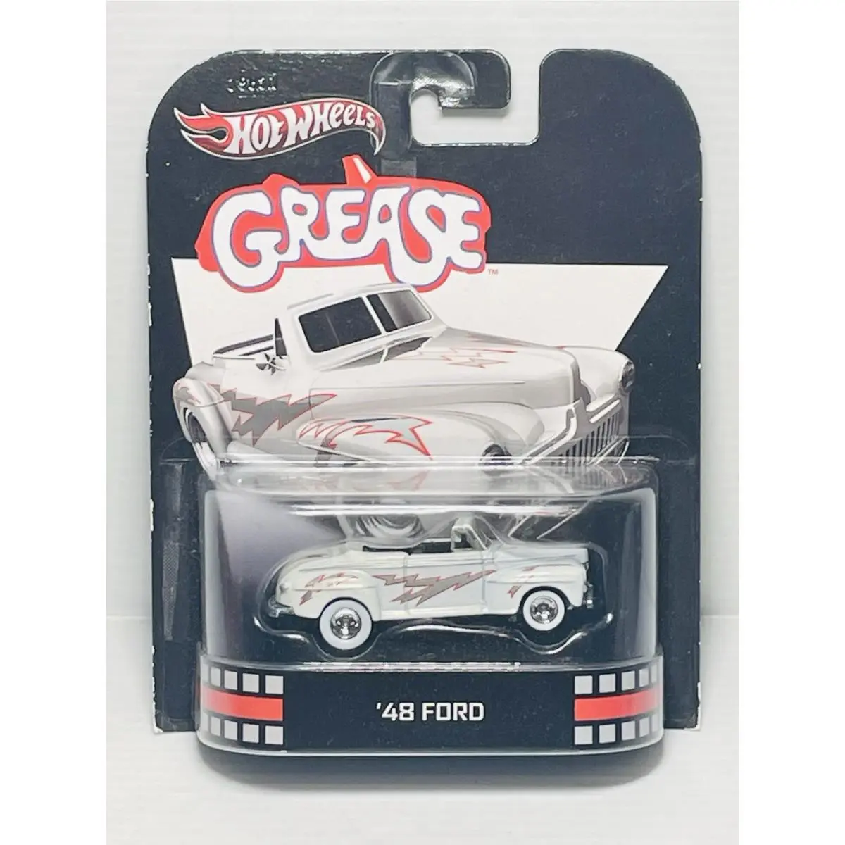 Hot Wheels Retro Entertainment Grease `48 Ford 1:64 Diecast White 2013