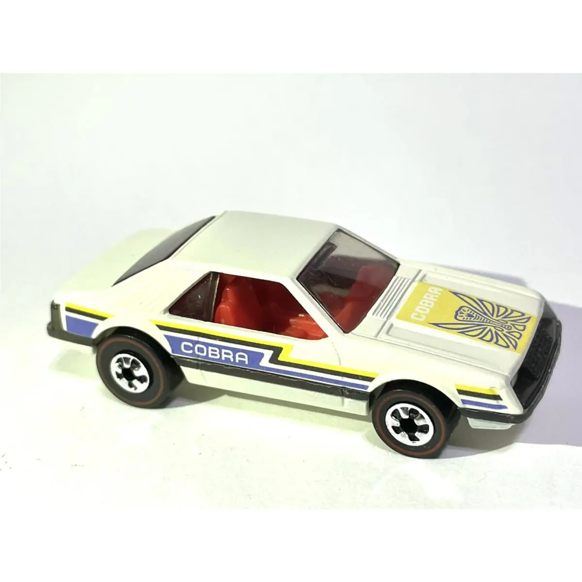 Custom Made 1979 Hot Wheels Turbo Mustang Cobra Redline Race White Mint