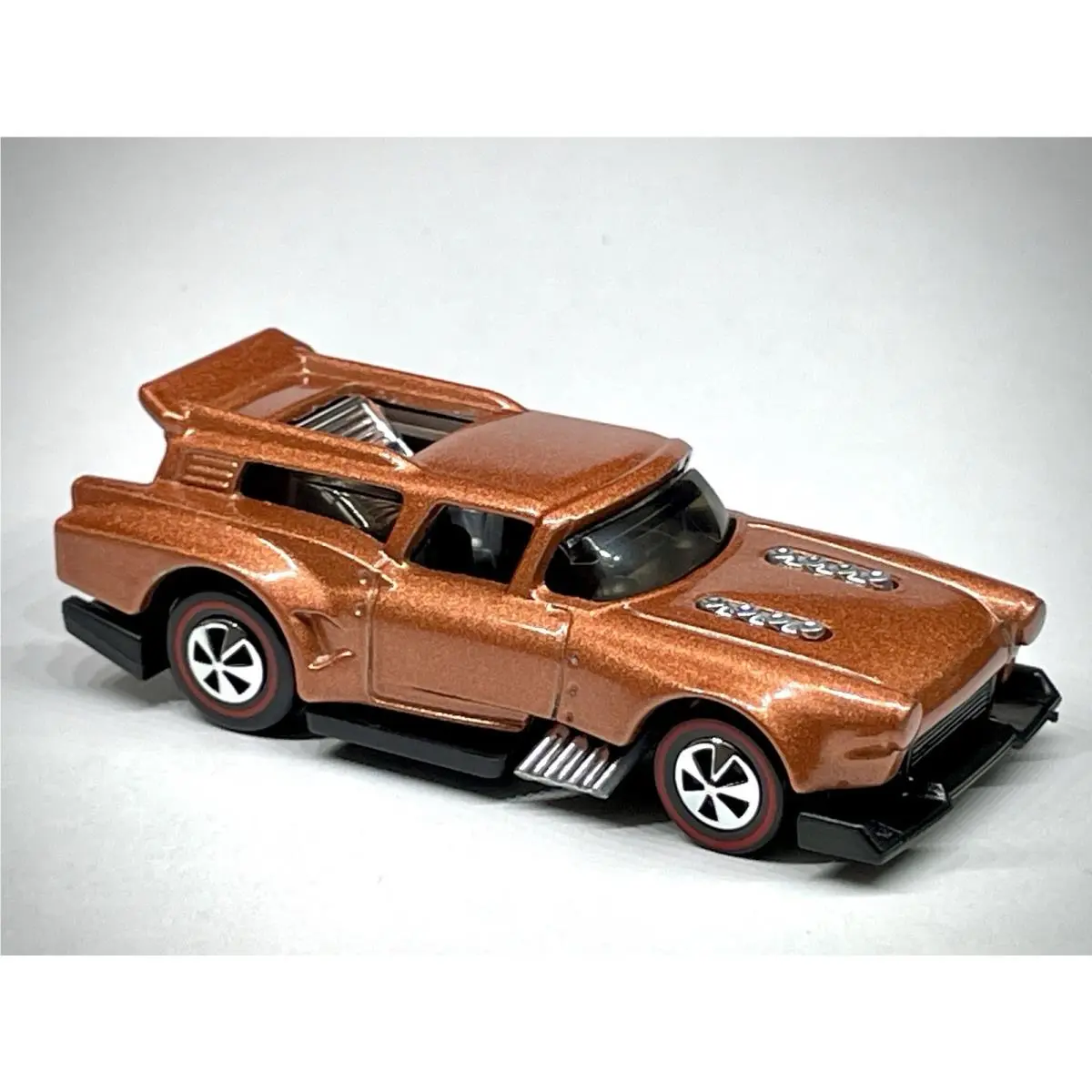 Only 1 Hot Wheels Custom Made Redline Metallic Copper Orange Nomad Gone Mad
