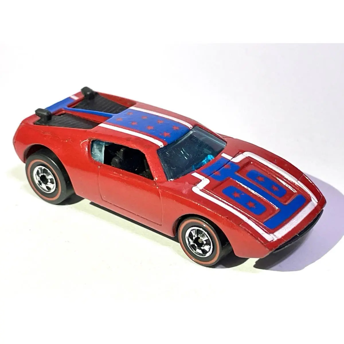 Hot Wheels Redline Hong Kong 1969 Warpath Red - Blister Pulled
