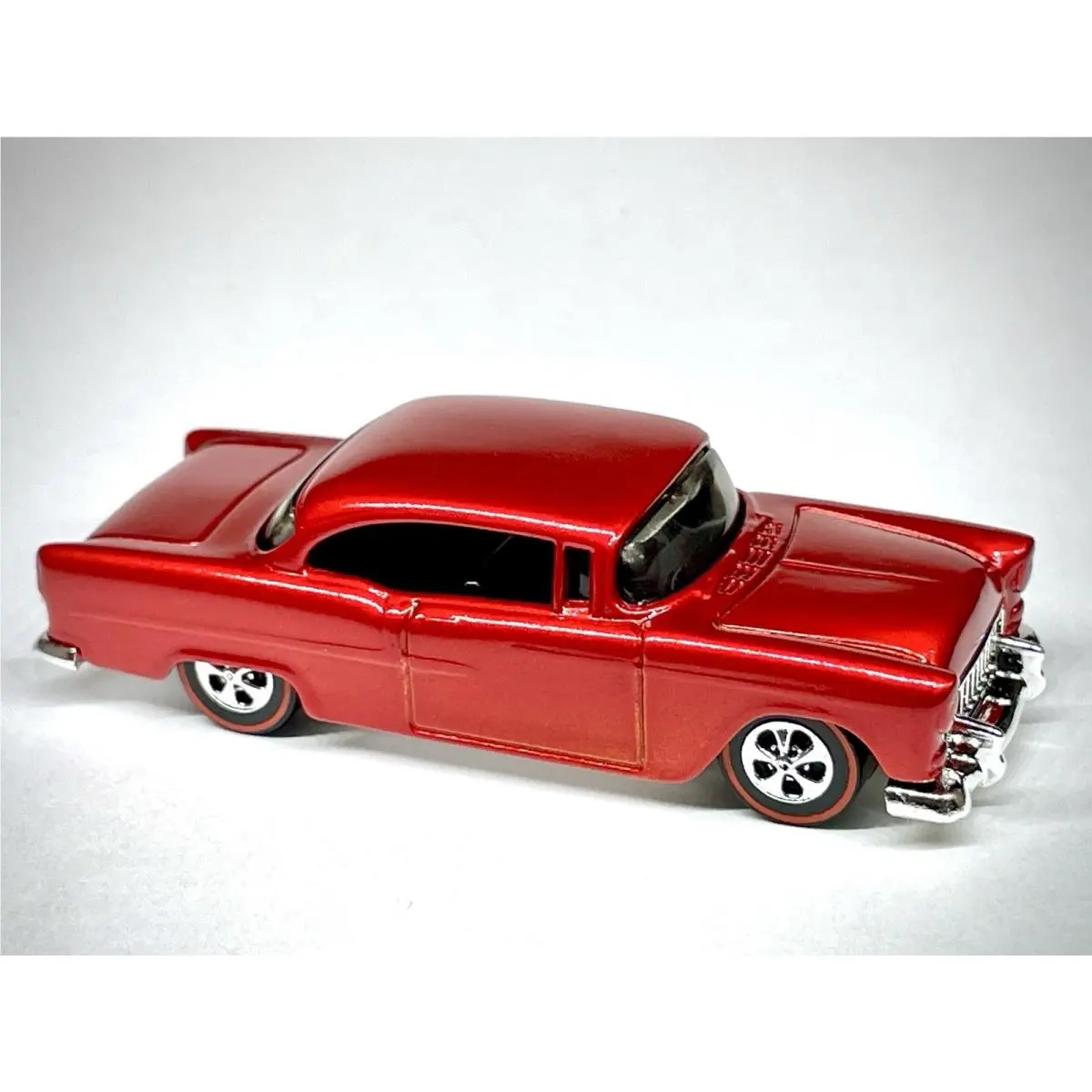 Custom Made Candy Red Hot Wheels 55 Chevy Redline Chevrolet