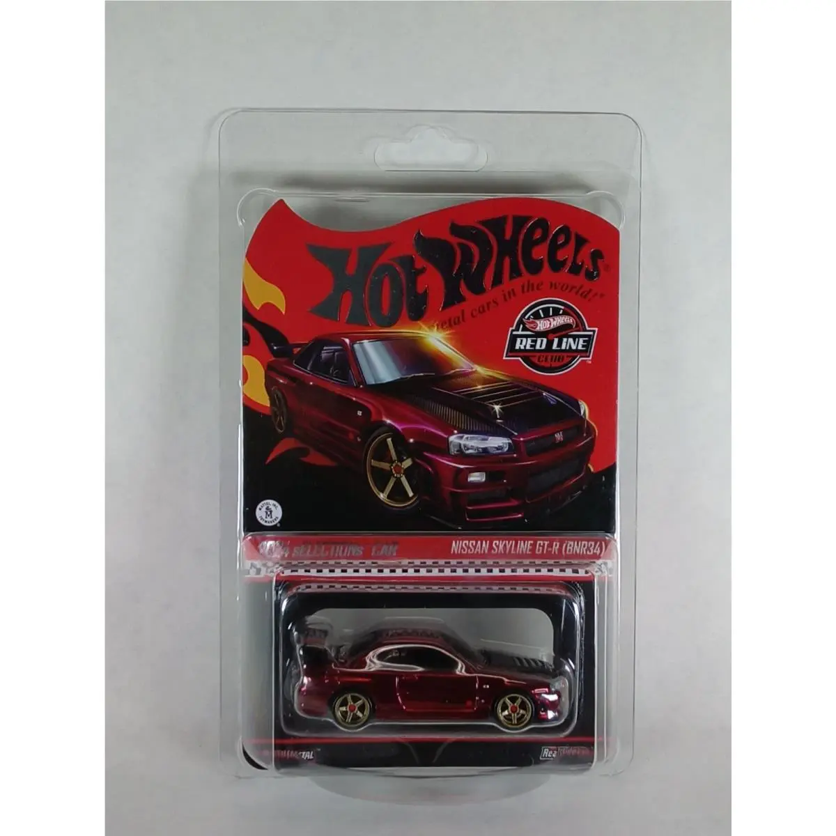 Hot Wheels 2025 Rlc Selections Nissan Skyline Gt-r BNR34 Oxblood Red