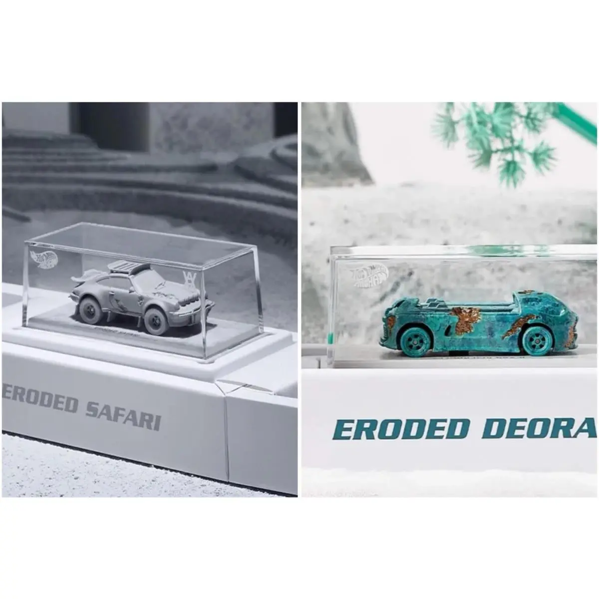 Hot Safari & Deora II HPJ31 Wheels x Daniel Arsham Eroded Porsche Safari Deora II HPJ31 HPJ34 Mattel
